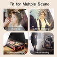 thumbnail image 2 of 12 Inch LED Photography Video Light Panel Lighting Photo Studio Lamp Kit with Tripod Stand LED Video Light Diffuser,  Grid Softbox 11.81in*9.06in for Shoot Live Streaming Watching Videos, 2 of 10