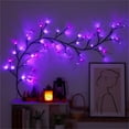 Awevudst Halloween Vine with Lights Battery Operated Garland with Timer