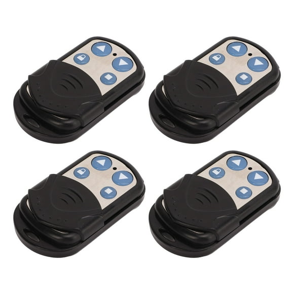 Garage Gate Door Opener, 433MHz Garage Door Remote 4Pcs Anti Lost Easy Pairing for Electric Rolling Doors Gates