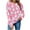 Pink#halloween womens sweatshirt, variant on Moxiu Funny Halloween Sweatshirts for Women Spooky Season Funny Long Sleeve Graphic Crewneck Pullover Tops Cute Ghost Sweater Brown,S