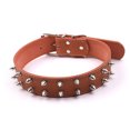 thumbnail image 2 of Collier pour Chien, Collier Léger Style Punk à la Mode avec Pointes Pratique en Cuir PU Ajustable avec Rivets Cloutés pour Chiens Moyens à Grands, 2 of 7