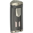 thumbnail image 4 of Xikar HP3 Inline Triple Flame Cigar Lighter, Honeycomb Texture, Matte Black, 4 of 5