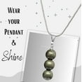 thumbnail image 5 of Pyrite Bead Necklace - Silver Necklace Pendant Jewelry for Women, 5 of 5
