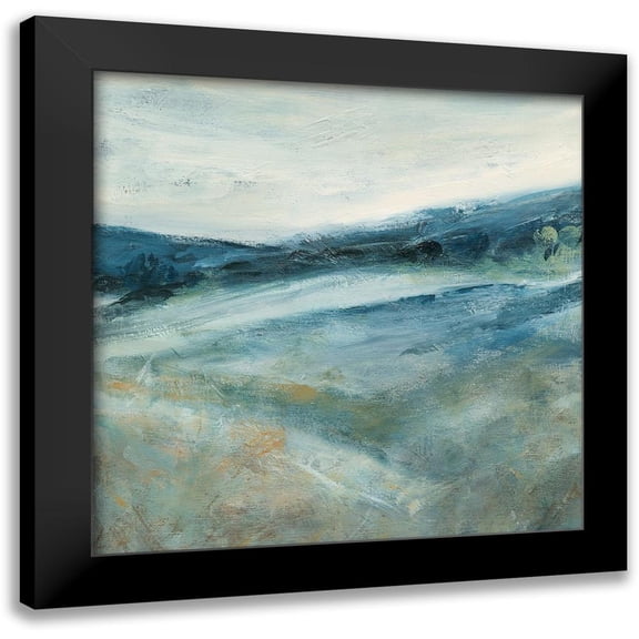 Robinson, Carol 12x12 Black Modern Framed Museum Art Print Titled - Distant Shadows II
