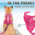 thumbnail image 2 of Arnés para perros BARKBAY No Pull Air Mesh Reflectante, Grande, Rosa, 2 of 9
