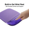 Staples Gel Mouse Pad/Wrist Rest Combo Purple (18265) ST61804