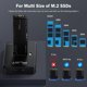 thumbnail image 3 of Estación de acoplamiento AMZPILOT M.2 NVMe y SATA a USB C con lector, 3 of 7
