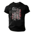 thumbnail image 5 of DODADAWANJ Mens Fourth of July Tshirts American Flag Patriotic T Shirts Independence Day Tshirt Summer Casual Crewneck Short Sleeve T Shirt M, 5 of 6