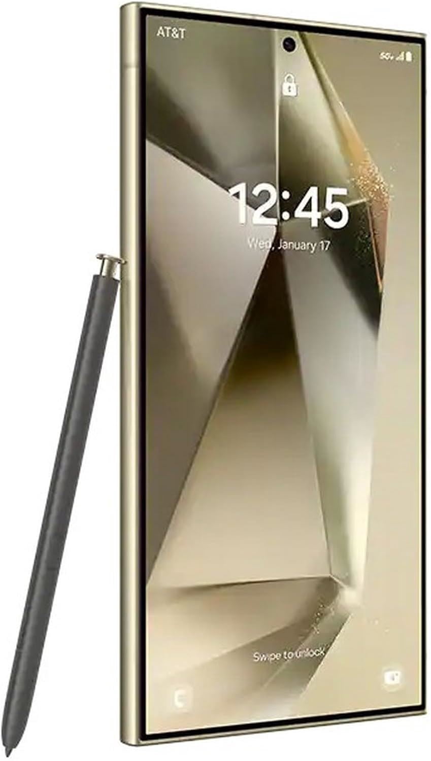 Restored Samsung Galaxy S24 Ultra SM-S928U 256GB Titanium Yellow Unlocked (Refurbished)