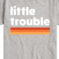 thumbnail image 3 of Instant Message - Trouble Little - Toddler & Youth Short Sleeve Graphic T-Shirt, 3 of 6