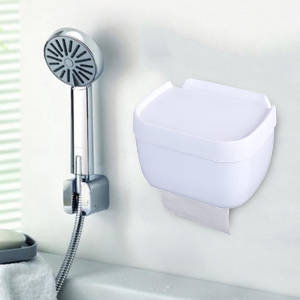 Soporte de papel higiénico Macarena montado en la pared autoadhesivo