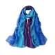 thumbnail image 1 of Jumpingount Mantón largo que se mantiene cálido y acogedor con bufanda de lujo para mujer, bufanda Hijab para mujer, bufandas para mujer Accesorios de disfraces azul oscuro, 1 of 6