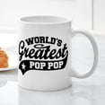 thumbnail image 5 of CafePress - World's Greatest Pop Pop Mug - 11 oz Ceramic Mug - Novelty Coffee Tea Cup, 5 of 6