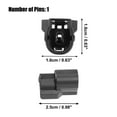 thumbnail image 4 of Unique Bargains 1 Set 1 Pin No.388105A2A01 Car AC Compressor Connector Adapter Plug Clip Kit Replacement for Honda, 4 of 6