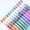 A(12 PCS), variant on Extra-fine Soft Tip Watercolor Glitter Markers, 12 Pack Glitter Brush Marker Pen, Water-based Ink Sparkle Pen, Glitter Paint Pen