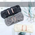 thumbnail image 4 of Spa Headband - 3 Pack Women Microfiber Facial Makeup Headband Elastic Fluffy Hairbands For Washing Face Skin Care, 4 of 6