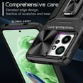 thumbnail image 4 of For Xiaomi Poco X5 5G/Redmi Note 12 4G/5G (Global) Kickstand Case Slide Lens Shield PC+TPU Cover, 4 of 5