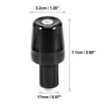 thumbnail image 3 of Unique Bargains Pair Universal 17mm Aluminum Alloy Hand Grips Handlebar End Caps Plug Bar End Replacement for Motorcycle, 3 of 7