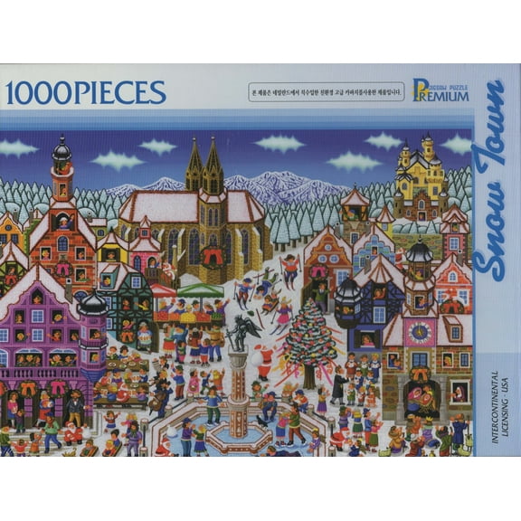 Snow Town 1000 Piece Puzzle