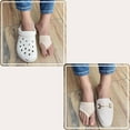 thumbnail image 6 of Womens Open Toe Half Socks Peep Toe Topper Sock for Sandal Mule Flip Flop Clogs Forefoot Liner Socks 5-9, 6 of 6