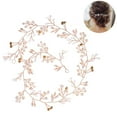 thumbnail image 2 of Novia extra larga perla y cuentas de cristal novia pelo vid boda cabeza pieza novia accesorios para el cabello diadema joyería accesorios para el cabello, 2 of 8