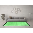 thumbnail image 3 of Ahgly Company Indoor Square Solid Emerald Green Modern Area Rugs, 5' Square, 3 of 4