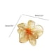 thumbnail image 4 of Pinza para el pelo con forma de flor transparente, pasadores para el pelo tipo banana, pinza antideslizante para la mandíbula, bonita pinza para el pelo para niñas, soporte para cola de caballo para m, 4 of 8