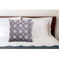 thumbnail image 3 of Mandala Lattice Decorative Pillow 18x18 Grey, 3 of 3