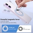 thumbnail image 3 of VENINGO for MagSafe Magnetic Phone Ring Grip - 360° Rotating Phone Ring Holder, Fit for iPhone 17 16 15 14 13 12, Pro, Pro Max, Plus, Mag-Safe Accessories,Purple, 3 of 8