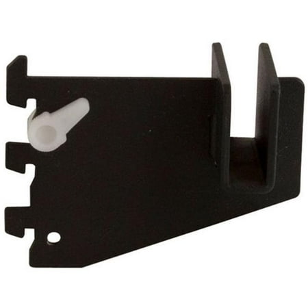 

3 in. Rectangular Hangrail Bracket for 1 x 2 in. Slot Matte Black
