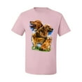 thumbnail image 2 of Wild Bobby, Golden Retriever Dog Portrait, Dog Lover, Men's Graphic Tees, Light Pink, 5XL, 2 of 3