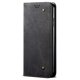 thumbnail image 5 of KAIYANG Funda de cuero tipo billetera para teléfono Honor Magic6 Pro 5G con textura de tela vaquera, estilo caqui D Honor Magic6 Pro 5G Negro, 5 of 5