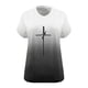 thumbnail image 3 of Fiudx Ofertas de La Semana Camiseta Deportiva de Verano con Estampado de Pascua y Manga Corta con Cuello En V para Mujer, 3 of 3