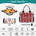 thumbnail image 4 of Ckdifva Ice Cream Cooler Bag Cooler Cooling Tote Lunch Bag Lunch Box Front Pocket with Shoulder Strap, 4 of 6
