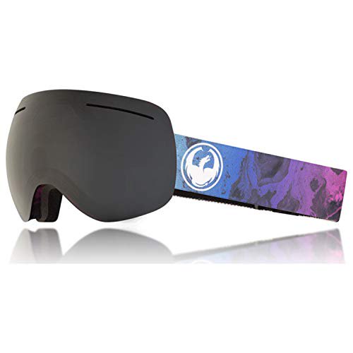 Dragon Alliance X1 Ski Goggles, Multicolor, Large, Ink/Dark Smoke Lens