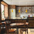 thumbnail image 7 of Kiven H-Type Track Lighting Pendants with φ4.3in Iron Lampshade 3-Light h Track Pendant Lights, Modern H Track Light Pedant for Kitchen Restaurant Hallway, Yellow, 7 of 7