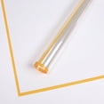 thumbnail image 1 of Nvzi glass paper floral paper, dustproof, waterproof, transparent, colored border, floral flower packaging paper, floral bouquet floral paper (ginger), 1 of 5