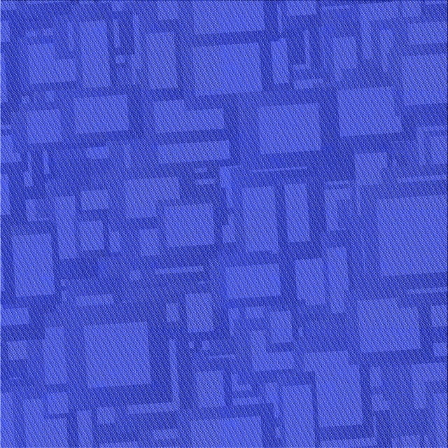 Ahgly Company Machine Washable Indoor Square Transitional Blue Ribbon Blue Area Rugs, 4' Square