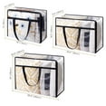 thumbnail image 4 of NOVELAR Portable PVC Storage Organizer, 40L Lightweight and Dustproof, Great for Under-Bed or Closet Organization, 4 of 7