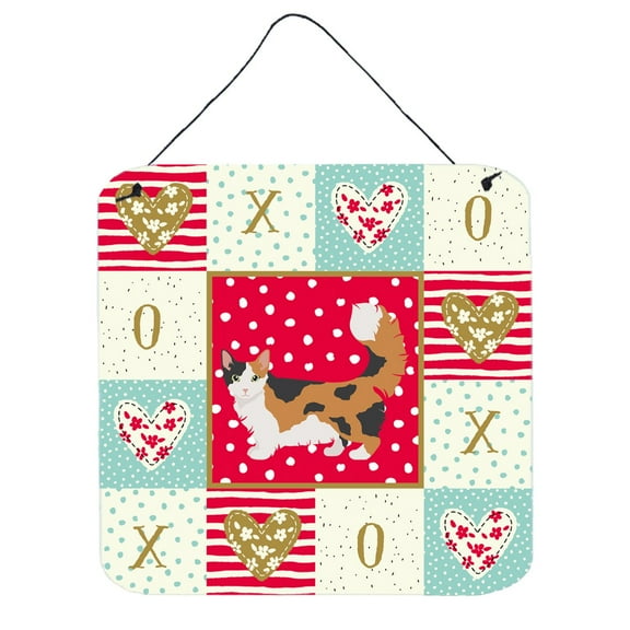 Carolines Treasures Skookum Cat Love Door Hanging Prints wall-decor, Multicolor