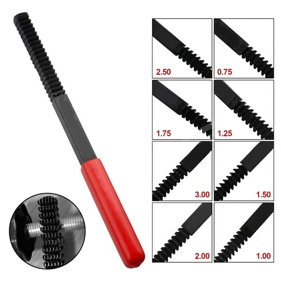 Thread file metric pitch 0.75-3.0 mm Thread Restoring File Set Tool repair tool