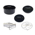 thumbnail image 3 of Cqxid Air Fryers & Accessories 5 In 1 Multifunctional Air Fryer Accessories Set Kit Parts Metal Holder Skewer Rack Cake Barrel Air Fryer Accessories Kit Multifunctional Air Fryer Accessories, 3 of 4