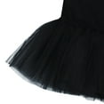 thumbnail image 6 of CHICTRY Kids Girls Gymnastics Ballet Leotard Dress Tulle Ballet Dance Tutu Skirt with Built-in Briefs Dance Outfit Black 7-8, 6 of 7