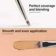 thumbnail image 3 of Flat Rounded Concealer Brush, Soft Dense Synthetic Bristles Blending Brush For Powder Cream Concealer Eyeshadow, 3 of 6