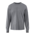 thumbnail image 5 of No Boundaries Men's & Big Men's Oversized Long Sleeve Tee Shirt, Sizes XS-5XL, 5 of 5