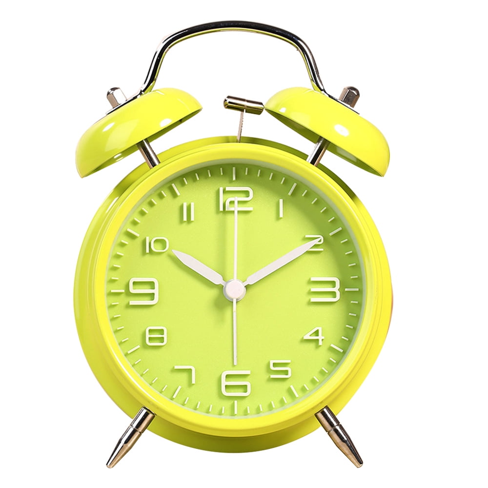 Alarm Clock, Super Silent Non Ticking Small Clock , Battery Operated