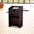 thumbnail image 4 of Oklahoma Sound Aristocrat Non Sound Lectern with 2 Shelves, Mahogany, 4 of 11