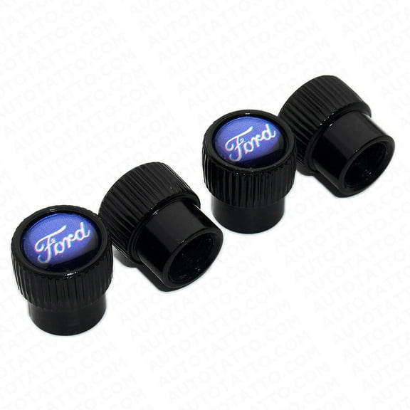 4pcs Universal Fit Ford Car Wheels Tire Air Valve Cap Stem Dust Cover Gift