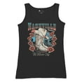 thumbnail image 5 of Nashville TN The Music City Women's Tank Top Country Cowgirl Boots and Hat, 5 of 7
