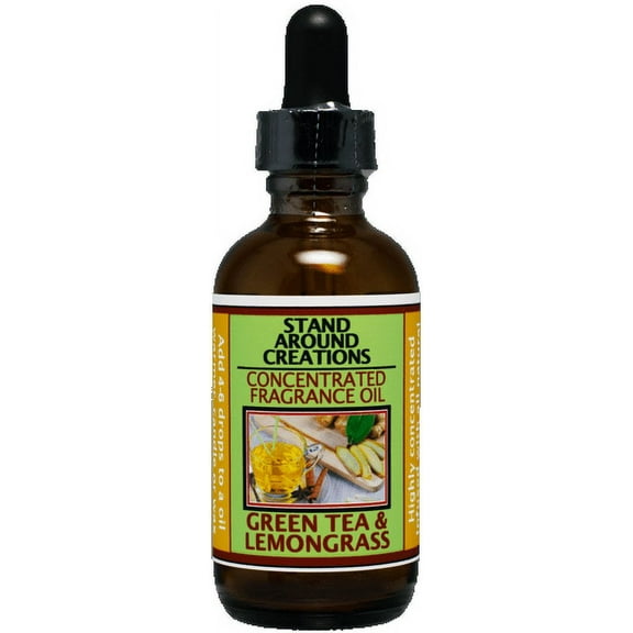GREEN TEA & LEMONGRASS FRAGRANCE OIL 2-FL. OZ.